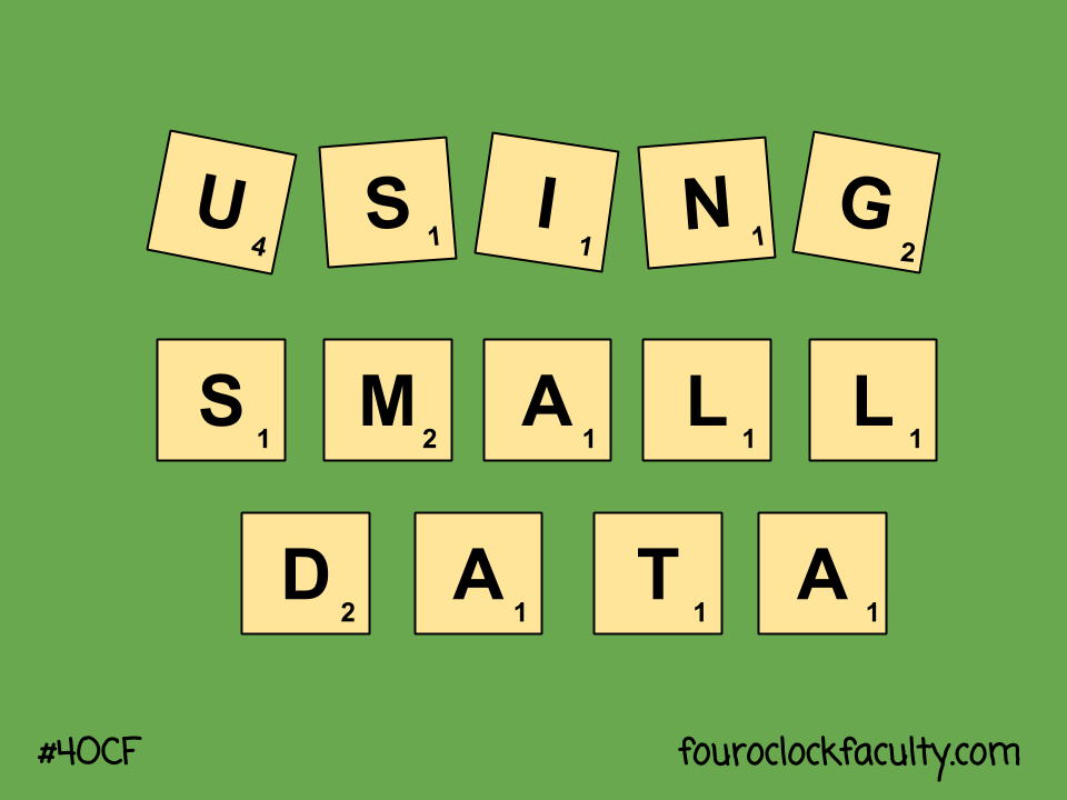 Using “Small” Data in the Classroom