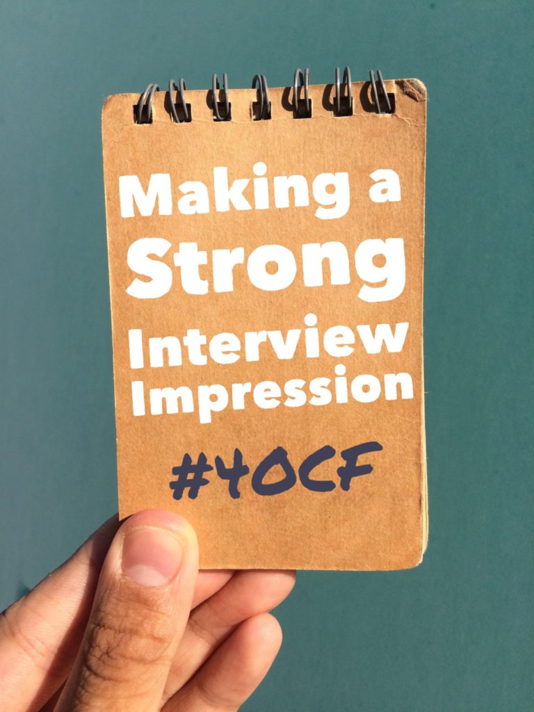 Making A Strong Interview Impression