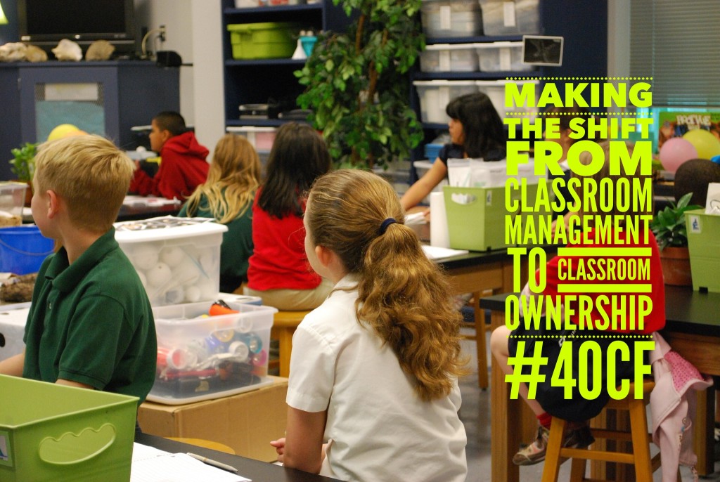 Making the Shift from Classroom Management to Classroom Ownership