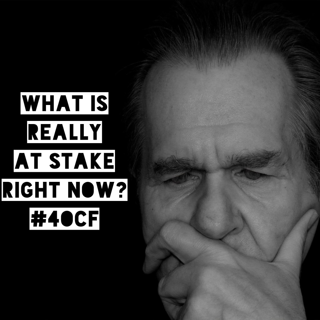 What is Really At Stake Right Now?