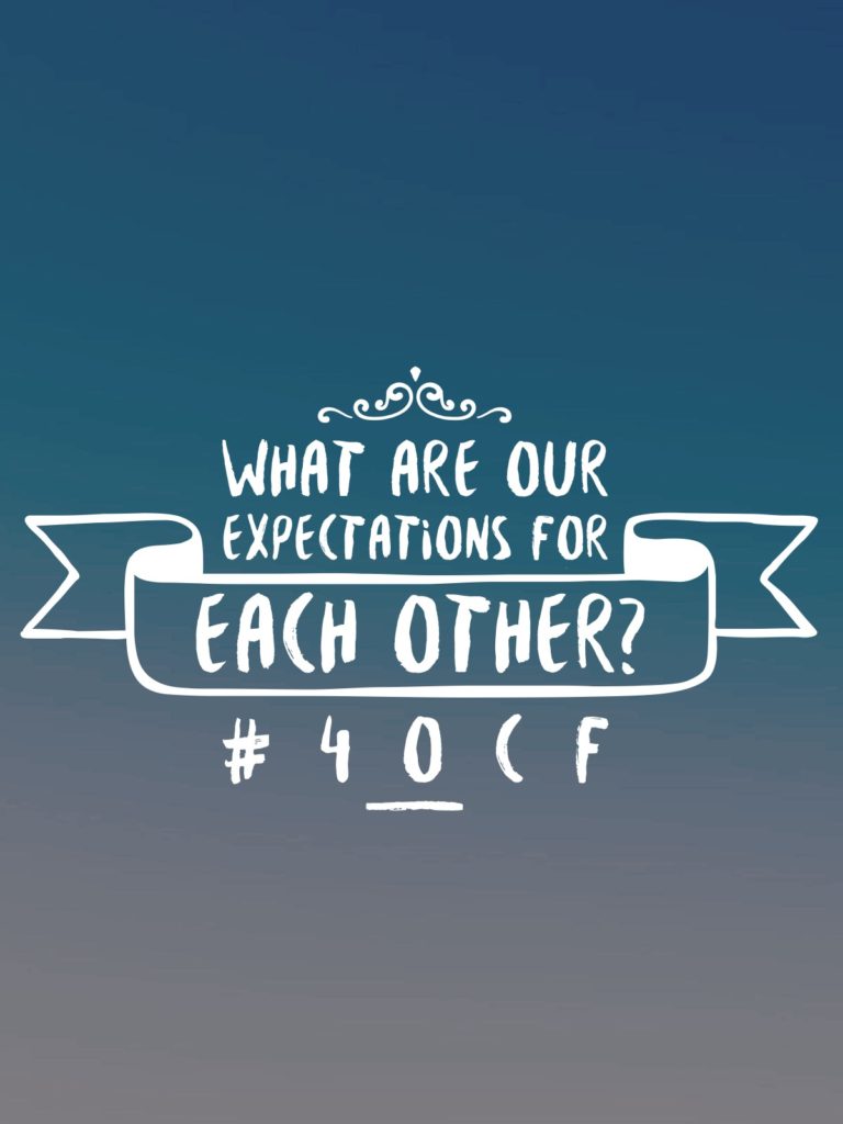 Expectations for Each Other
