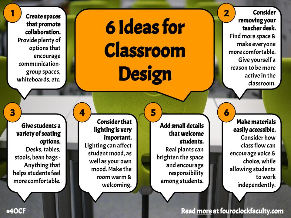 6 Ideas for Classroom Design
