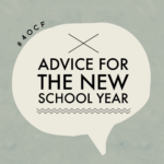 Advice for the New School Year