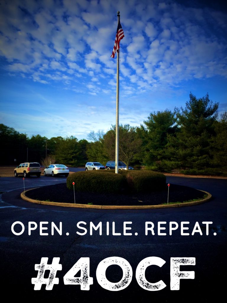 Open. Smile. Repeat.