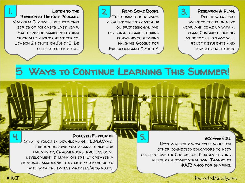 5 Ways to Continue Learning This Summer
