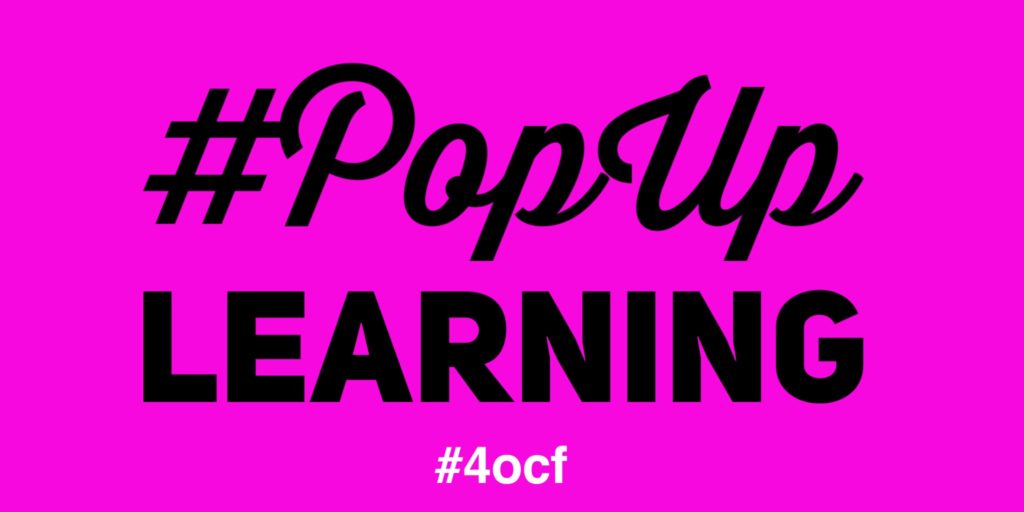 #PopUpLearning