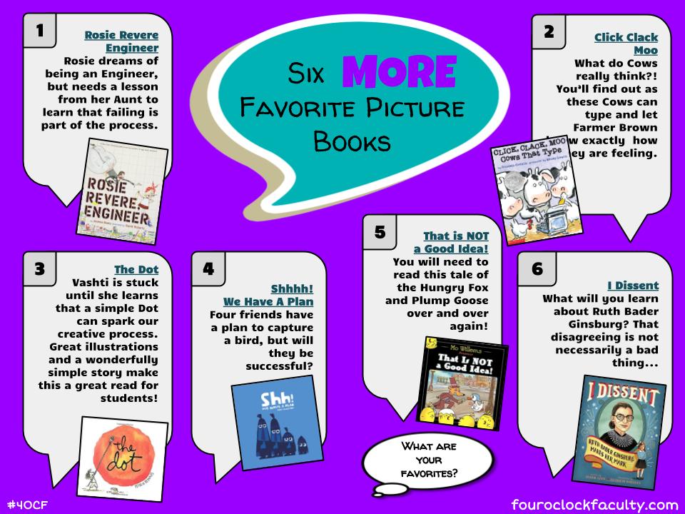 6 More Favorite Picture Books