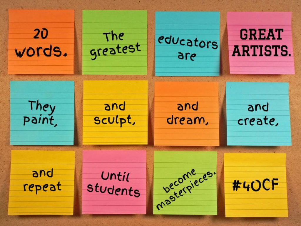 20 Words. Great Artists.