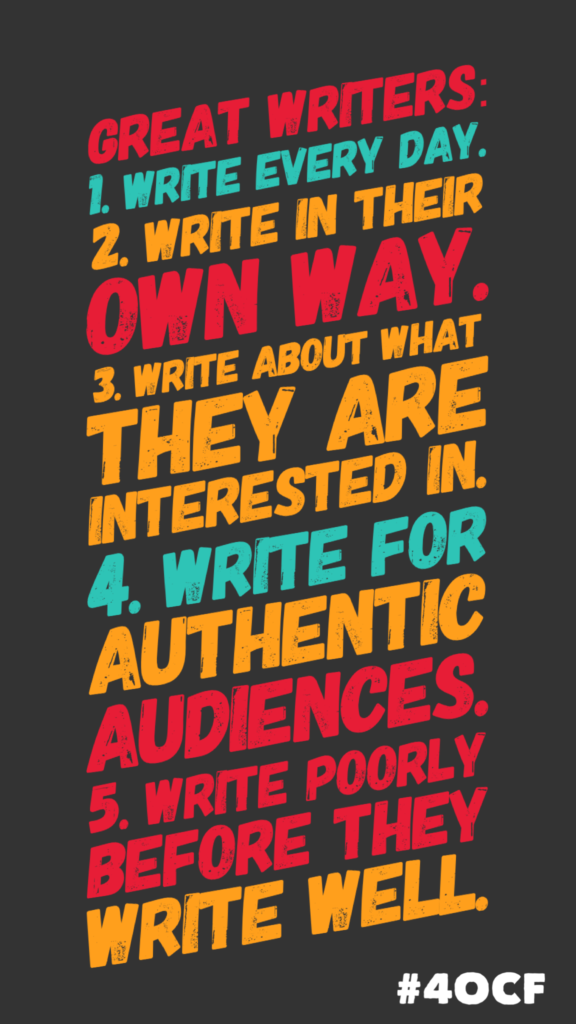 Great Writers Write