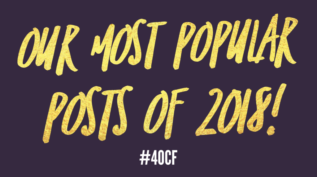 Most Popular Posts of 2018!