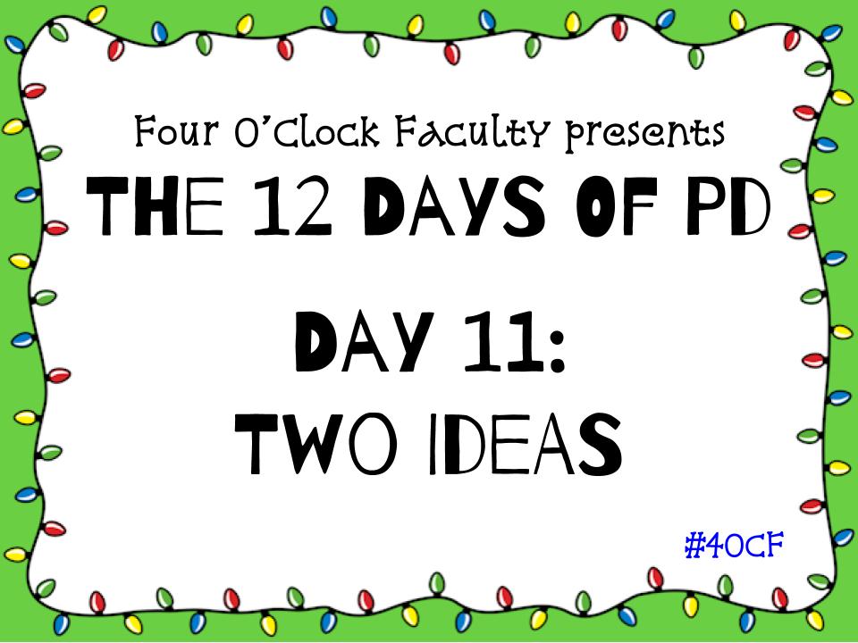 12 Days of PD – Day 11
