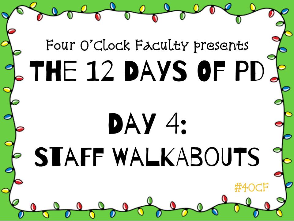 12 Days of PD – Day 4