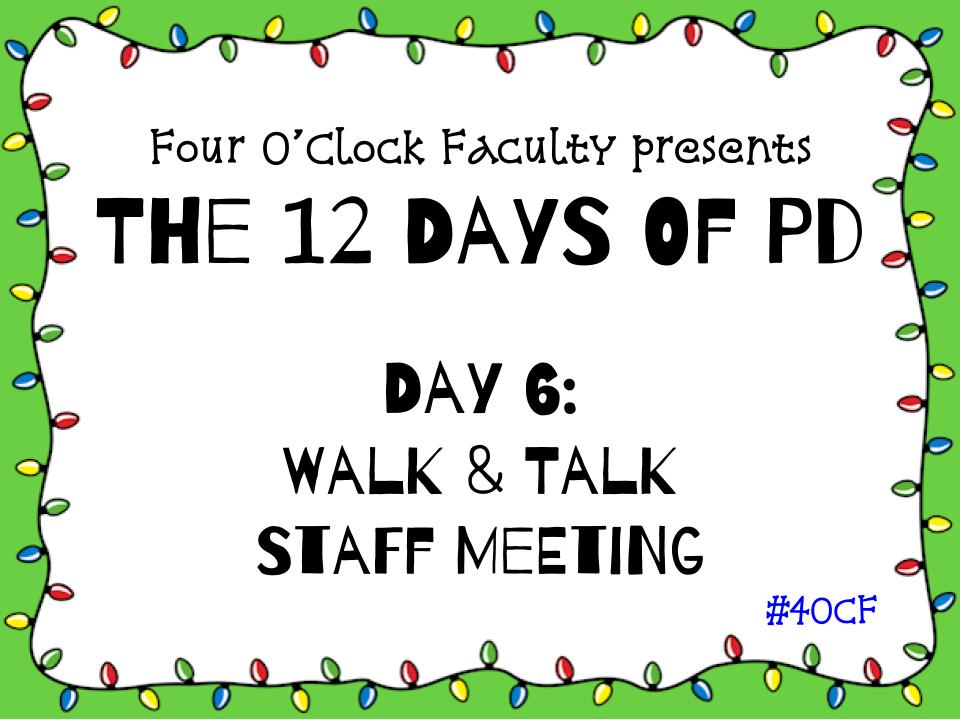 12 Days of PD – Day 6