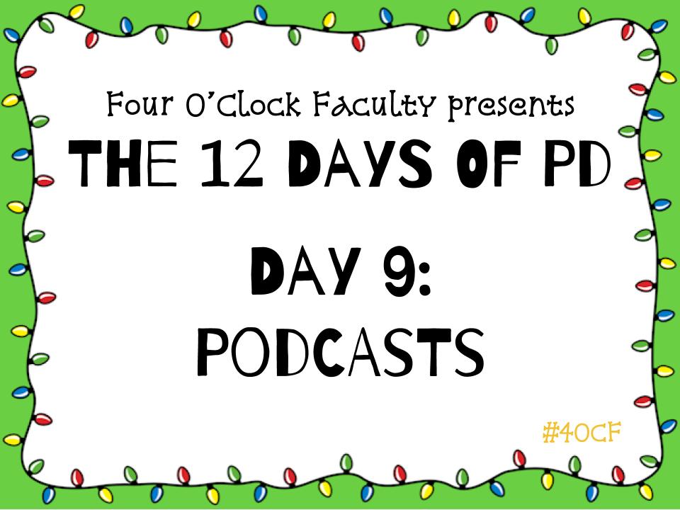 12 Days of PD – Day 9
