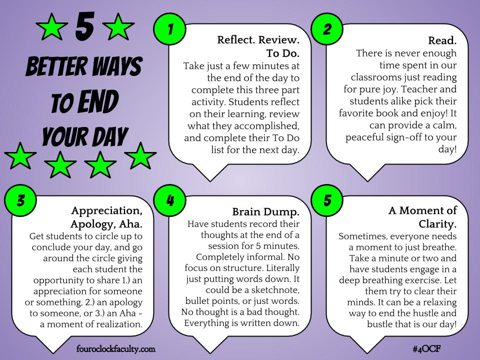 5 Better Ways to End Your Day