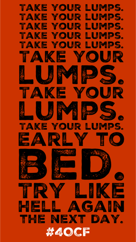 Taking Your Lumps