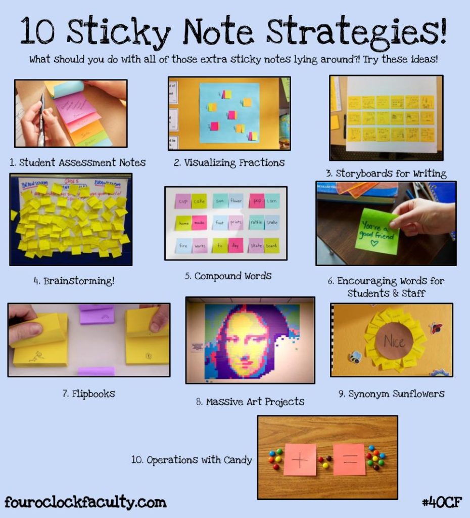 10 Sticky Note Strategies