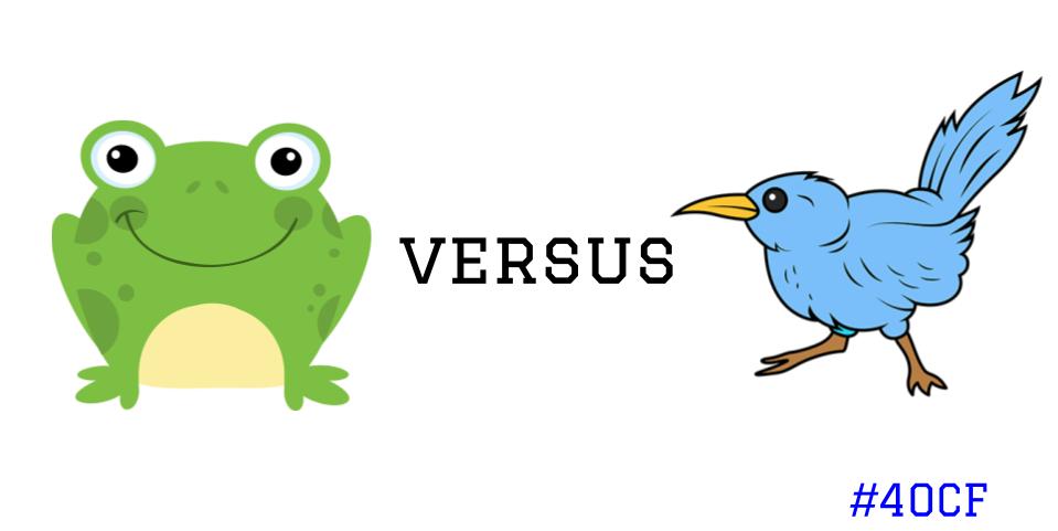 Frogs Versus Birds