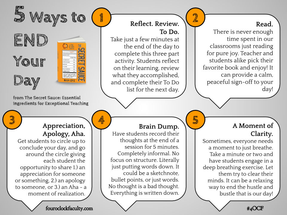 5 Ways to End Your Day