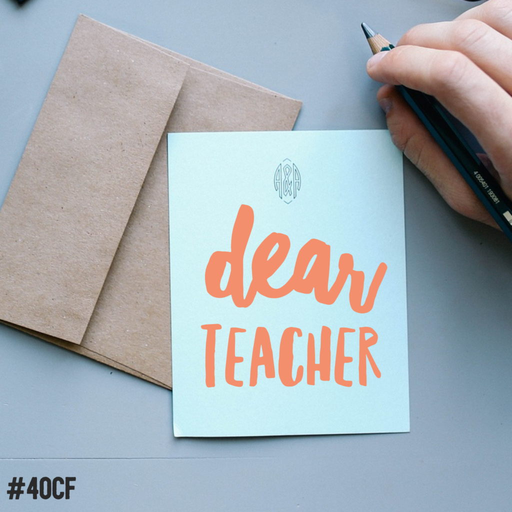 Dear Teacher