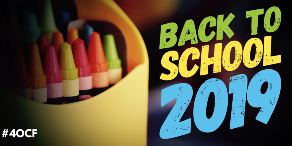 #BackToSchool 2019