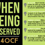 5 Considerations When Being Observed