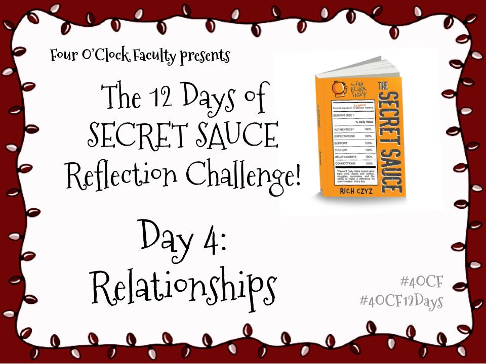 12 Days of SECRET SAUCE – Day 4