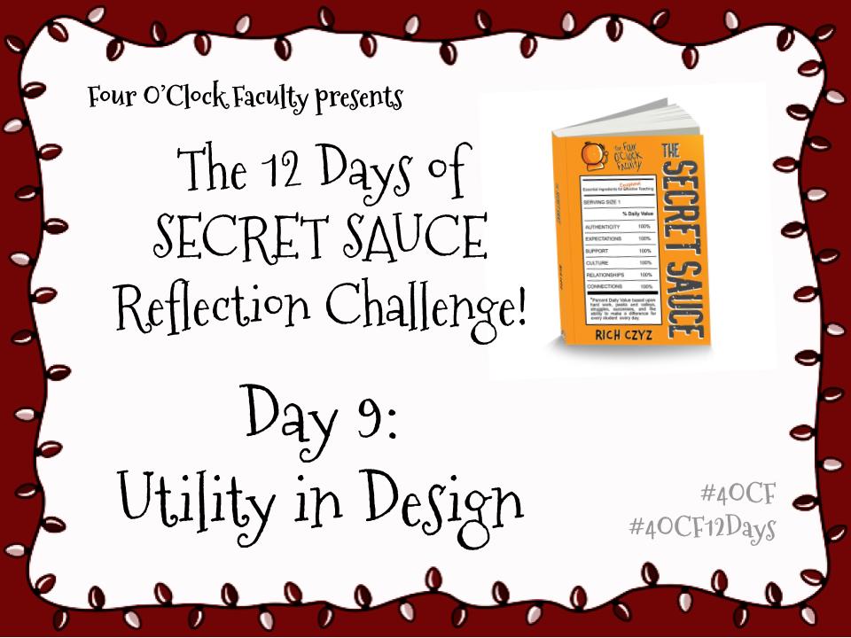 12 Days of SECRET SAUCE – Day 9