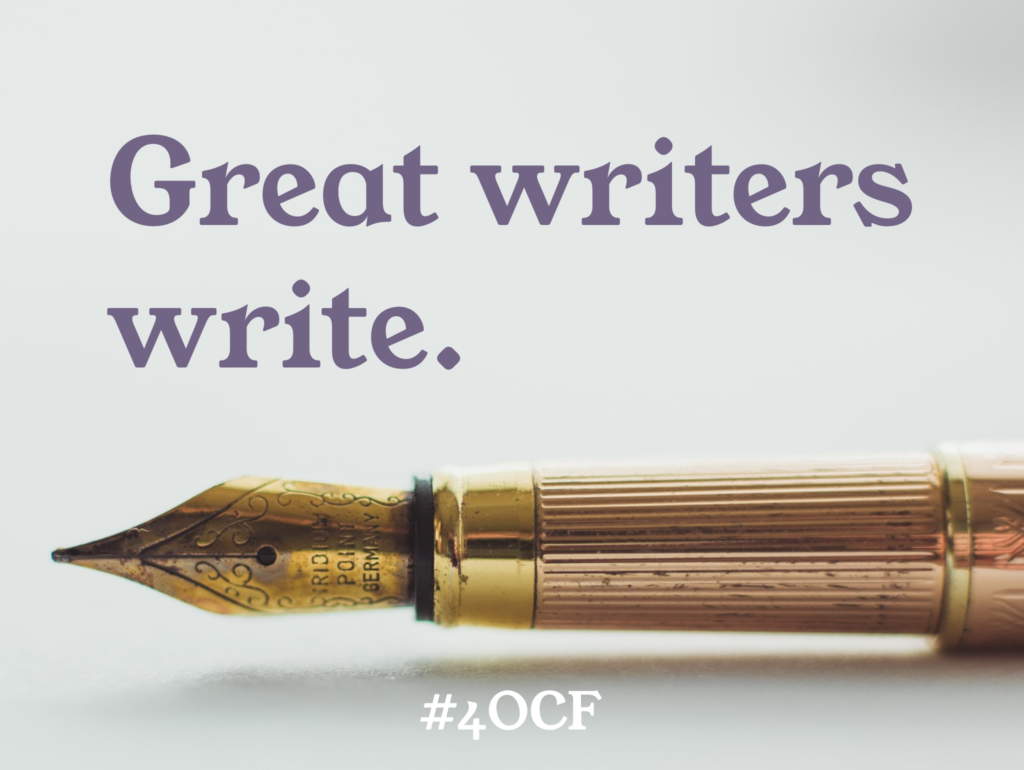 What do Great Writers do?