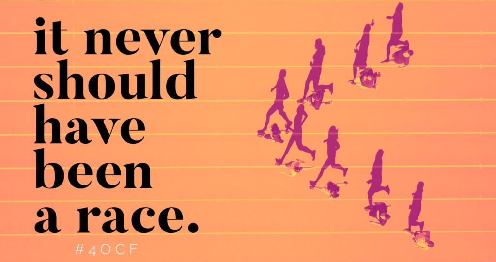 It’s Not a Race