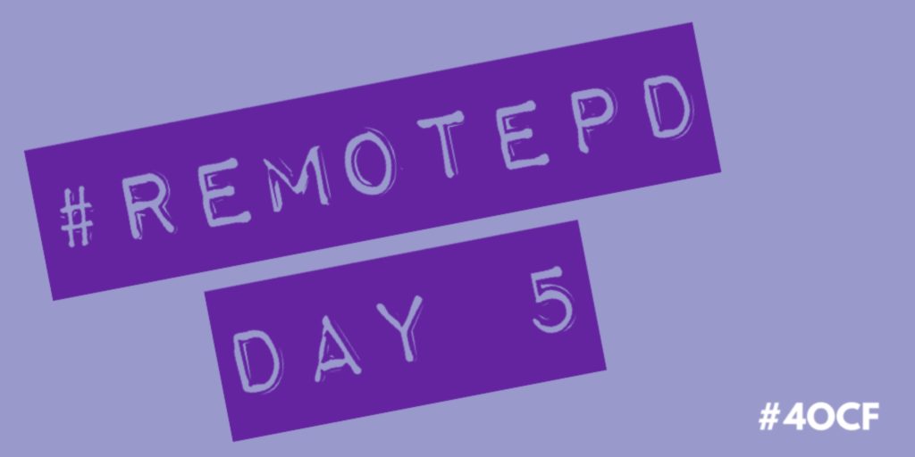 #RemotePD Day 5