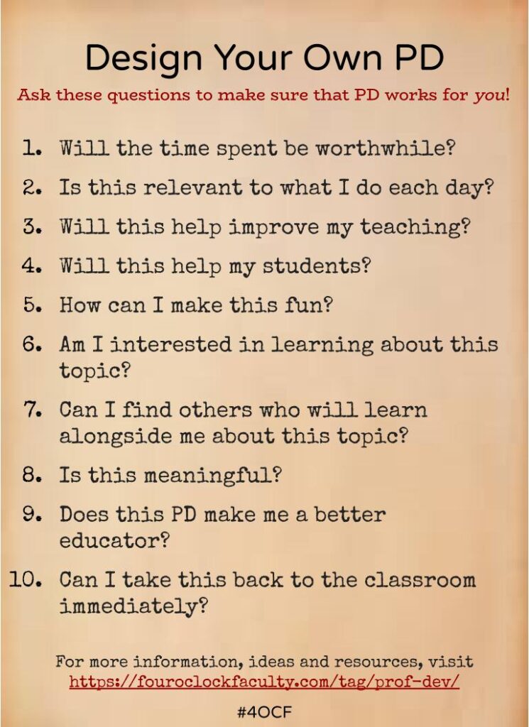 Design Your Own PD
