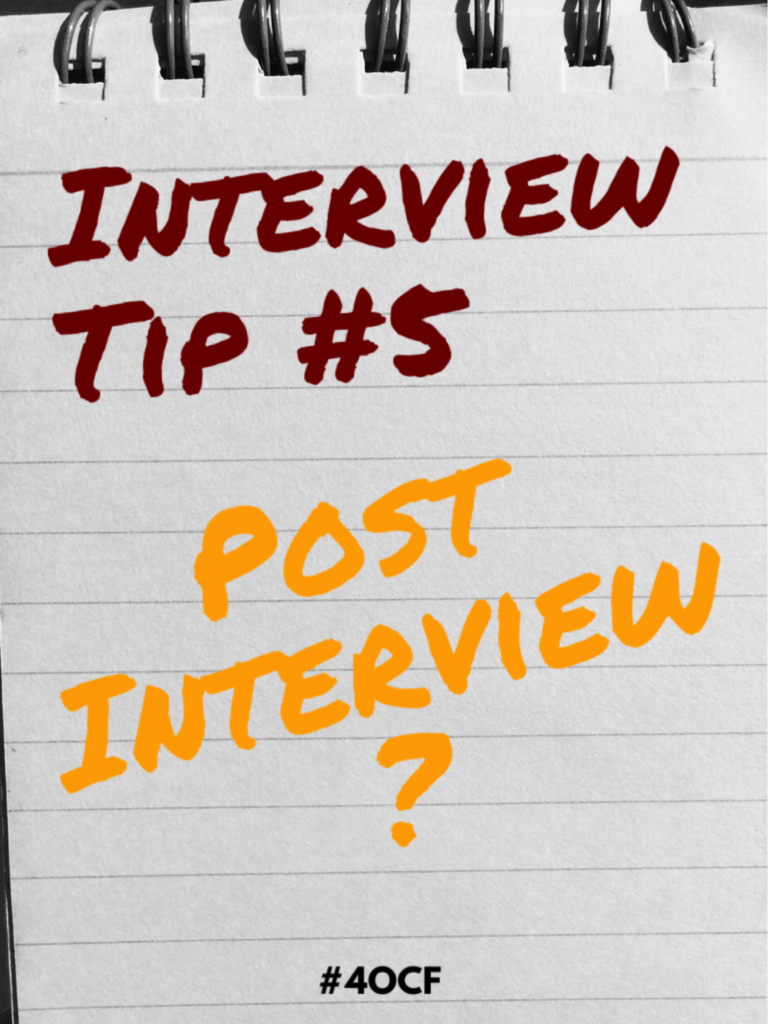 Interview Tip #5