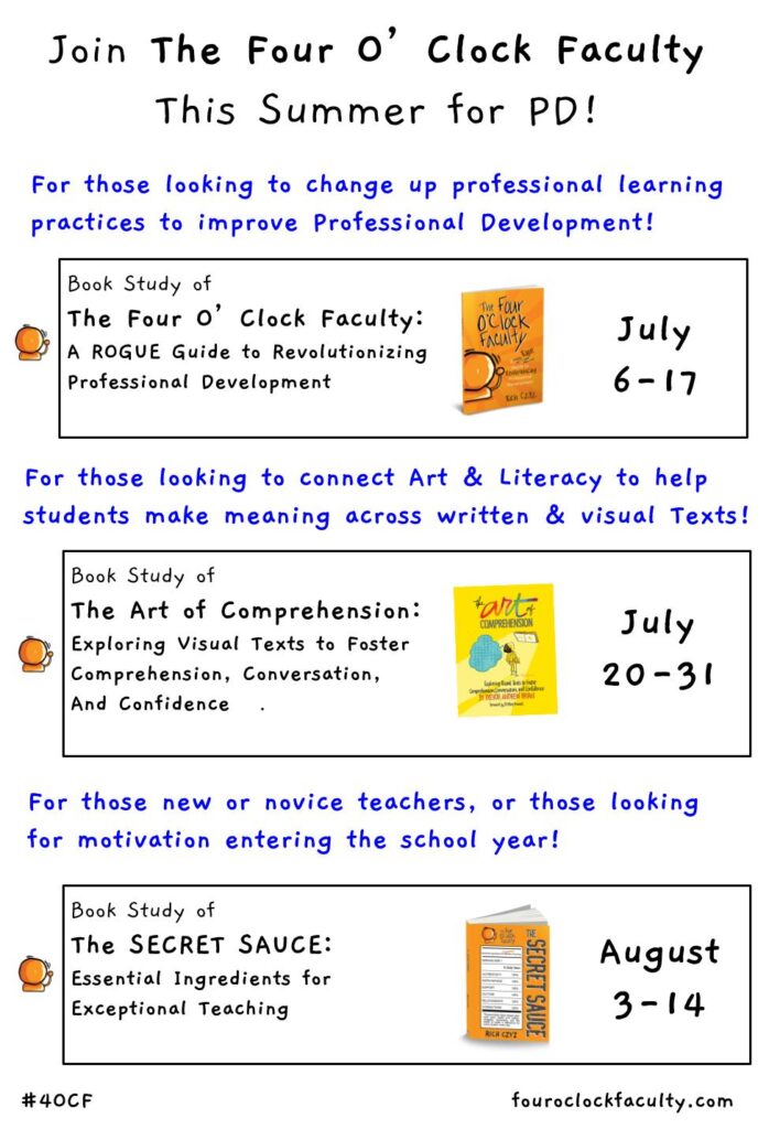Join the #4OCF Summer of PD!