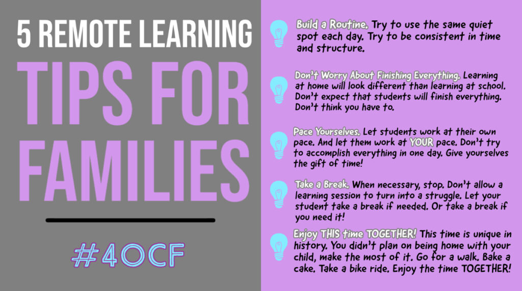 5 Remote Learning Tips for Families