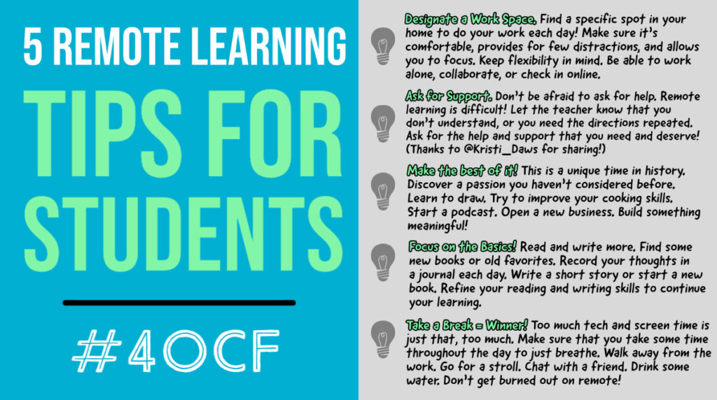 5 Remote Learning Tips for Students