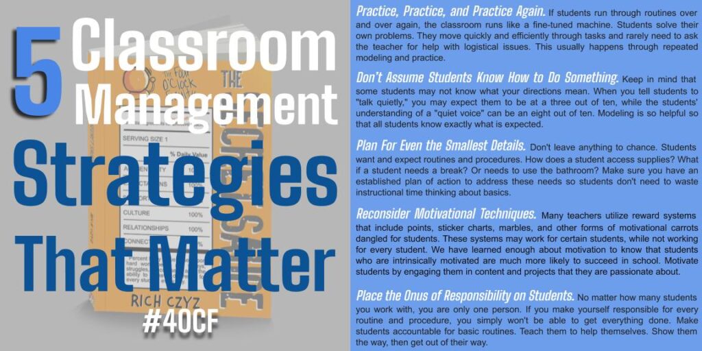 5 Management Strategies that Matter