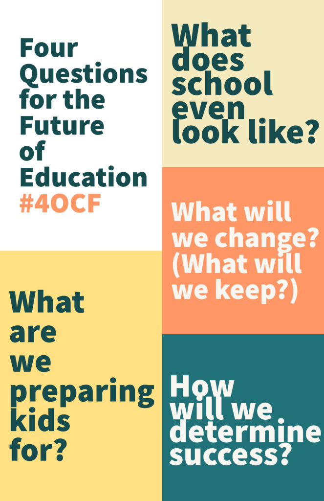 Four Questions for the Future of Education