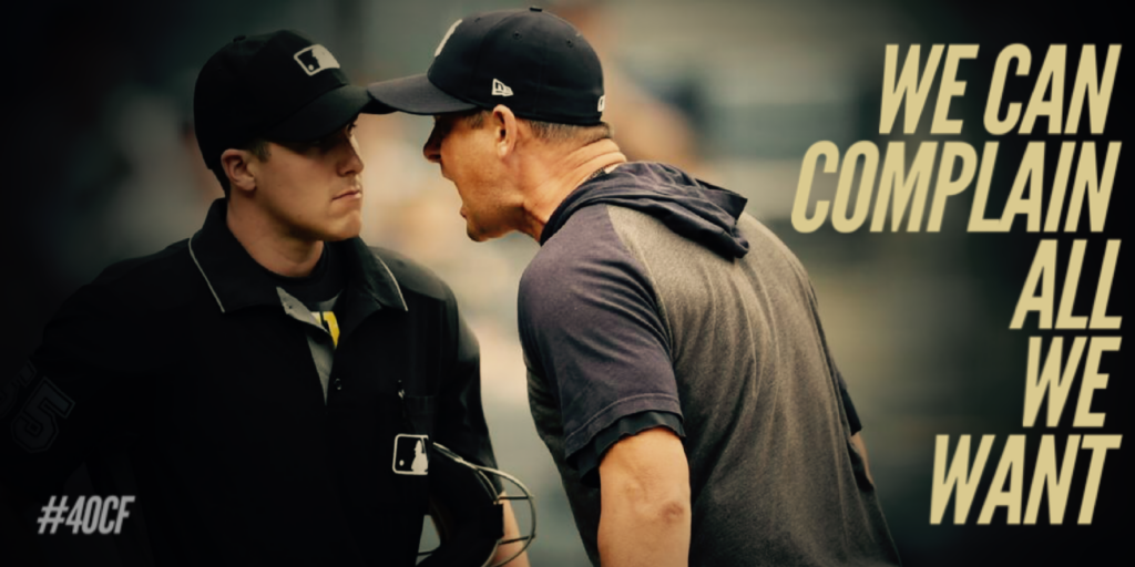 Umpire 1, Complaining 0