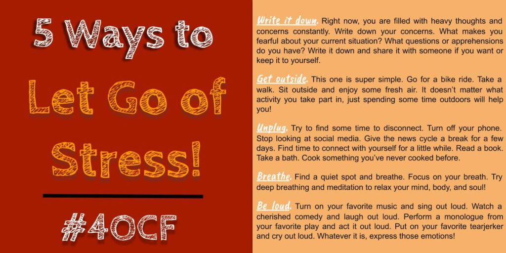 5 Ways to Let Go of Stress