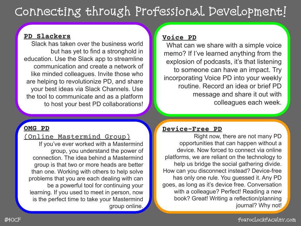Connecting through Professional Development