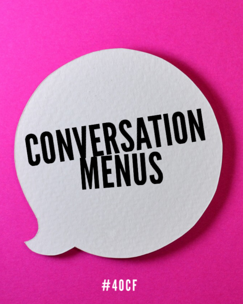 Conversation Menus