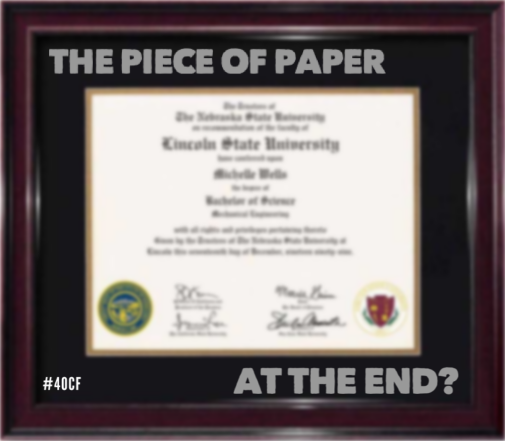 The Piece of Paper at the End