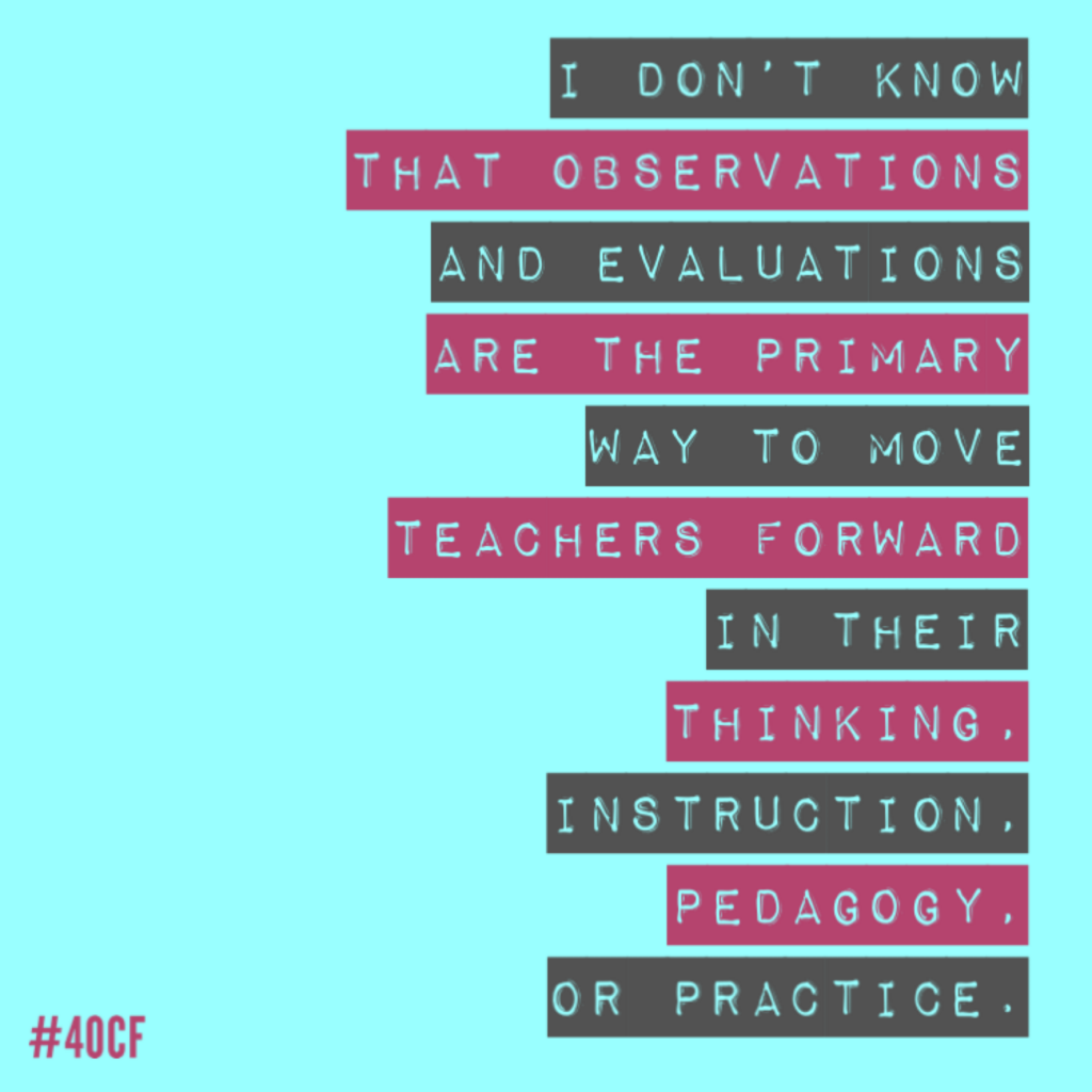 Teacher Evaluations