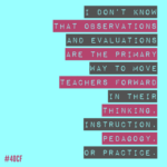 Teacher Evaluations