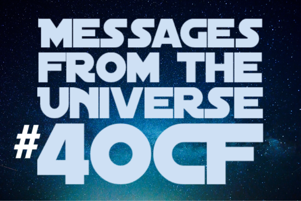 Messages from the Universe