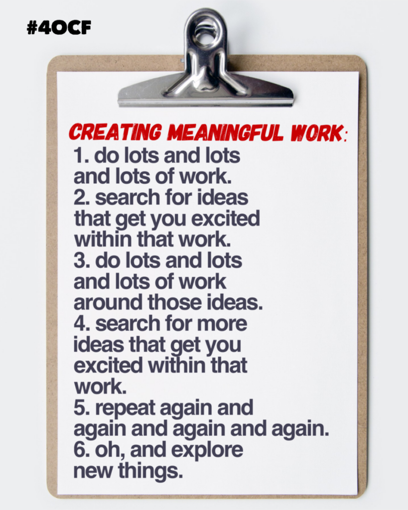 Creating Creates Creativity