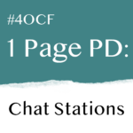 One Page PD: Chat Stations