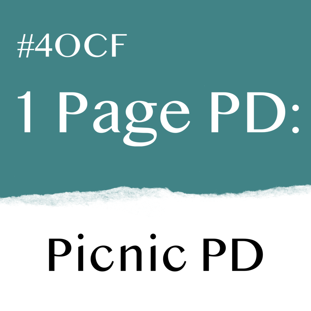 One Page PD: Picnic PD