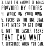 Tasks Versus Outcomes